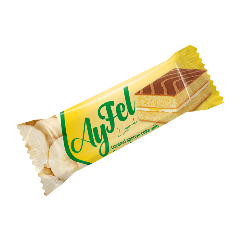 کیک لایه ای موز